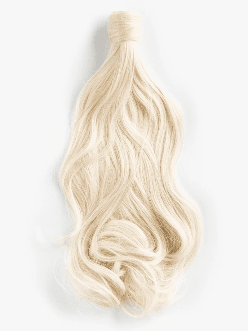 Kucyk doczepiany 60 cm kręcony #60 Norweski Blond