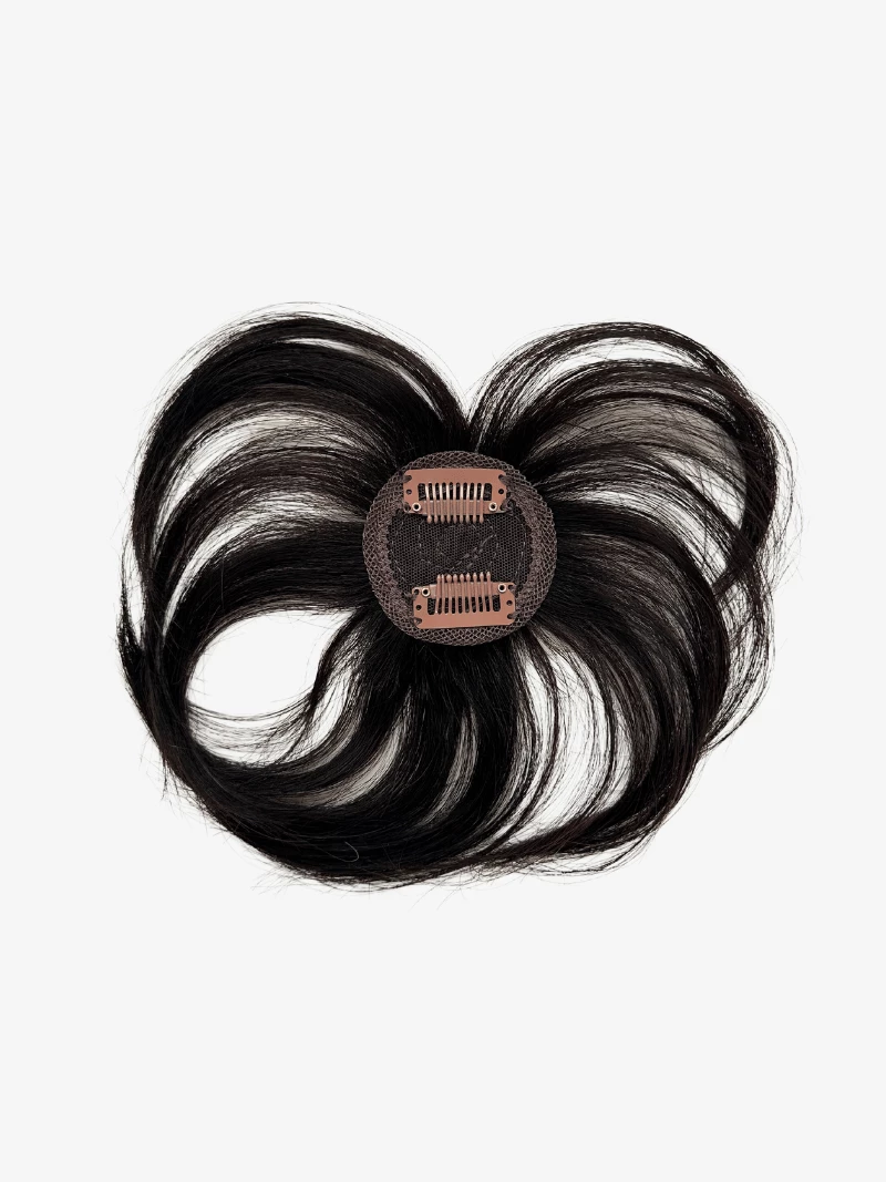 Tupet Clip In włosy naturalne 20 cm #4 Koniak (1)