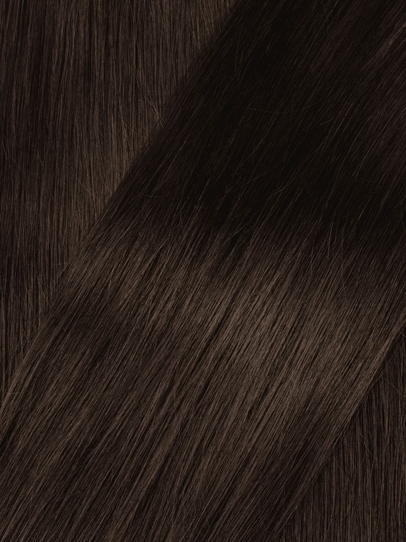 Tupet Clip In włosy naturalne 20 cm #4 Koniak (1)