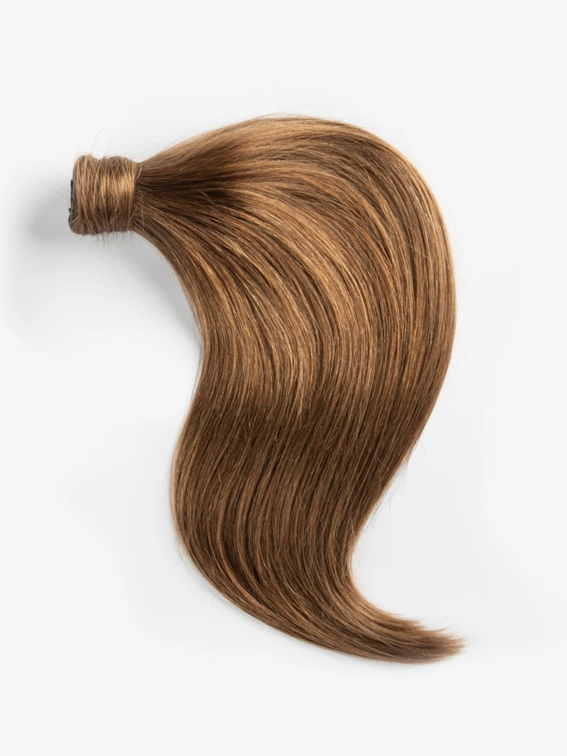 Kucyk naturalny 40 cm #6 Złoty brąz