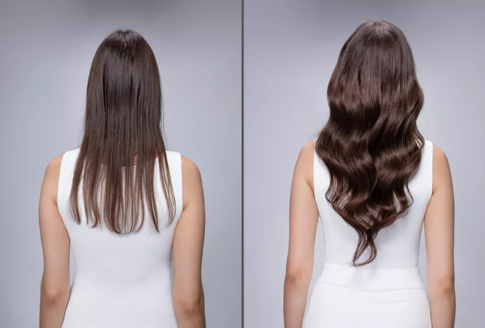 Naturalne/clip in 53 cm 60 g tyl